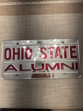 Win Craft Ohio State Buckeyes Alumni Laser cut acrylic license plate